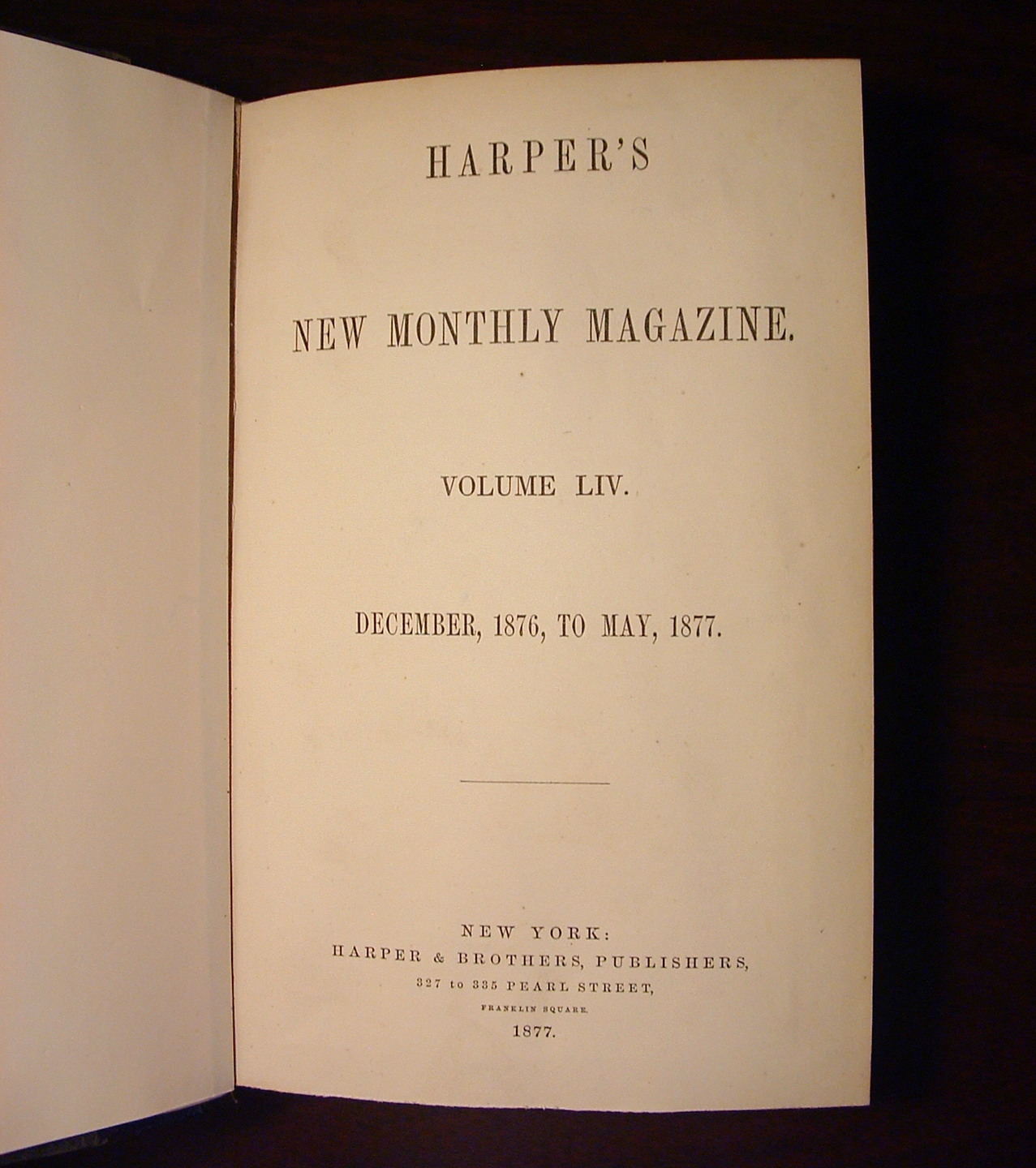 Harper's New Monthly Magazine, Volume 54, Issue 312, December 1876 to May 1877