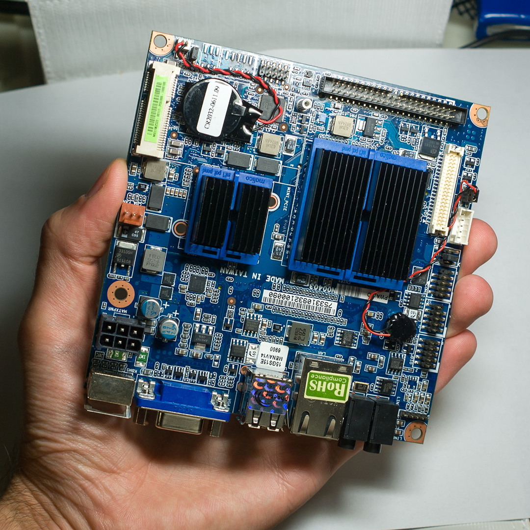 Tiny motherboard front