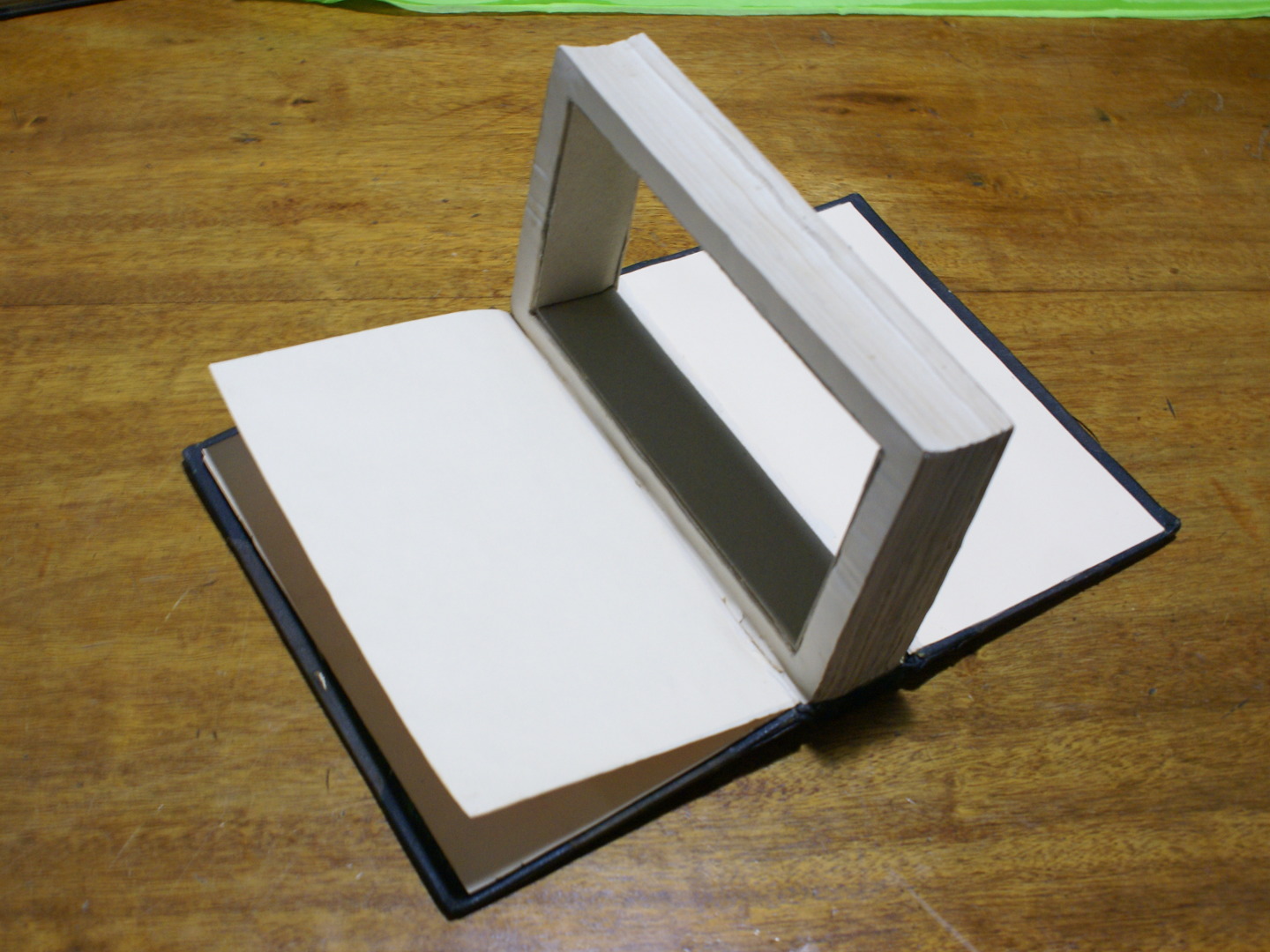 A book with the middle hollowed out